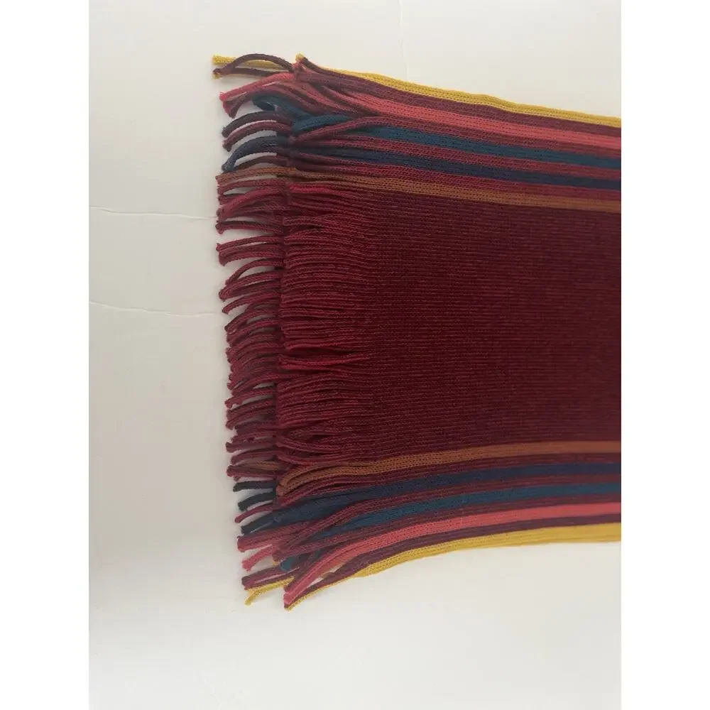 PAUL SMITH MENS 100% WOOL COLORFUL SCARF66